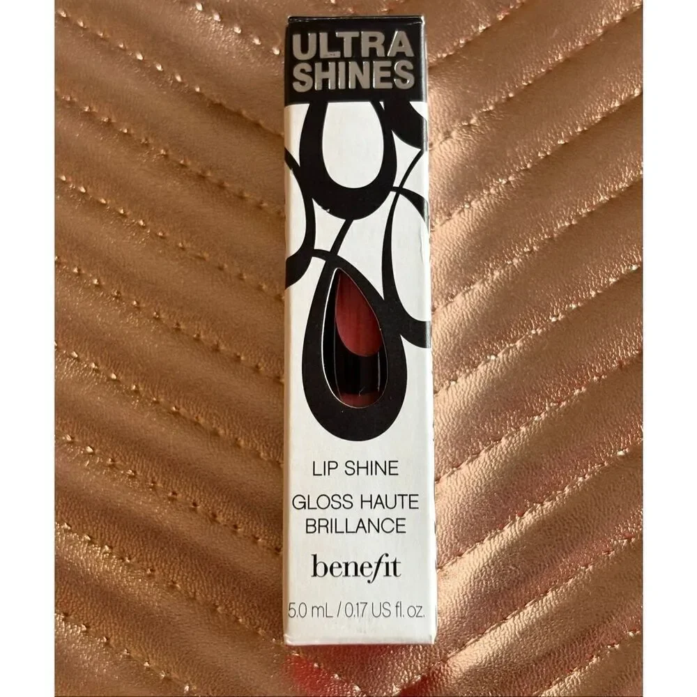 BENEFIT - NWT Ultra Shines Lip Shine in Spiced Punch (Vibrant Coral), Full Size